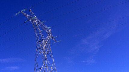 High Voltage Electric Energy Transportation Tower