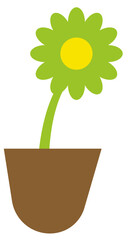 Beautiful flower nature vector