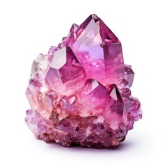 Fototapeta premium Pink Crystal amethyst mineral crystal.