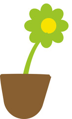 Beautiful flower nature vector