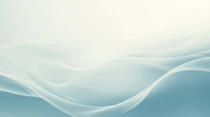 Obraz premium Soft blue gradient background showcasing minimalist design elements and gentle waves to inspire calm and tranquility