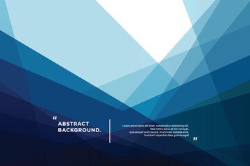 Blue vector abstract geomatric background.