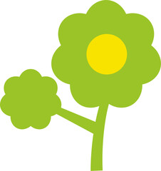 Beautiful flower nature vector