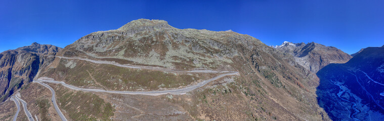 Grimsel Passstrasse, Schweiz, November 2024
