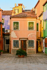Houses in Burano