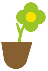 Beautiful flower nature vector