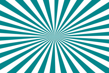Turquoise Sunburst for the background. flag of japanese. The rising sun..