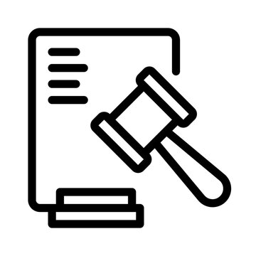 black gavel document legal concept clip art preview