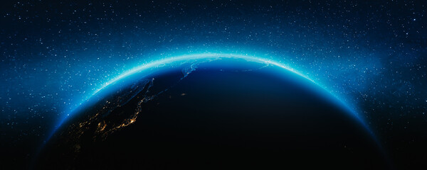 Planet Earth - Pacific ocean region