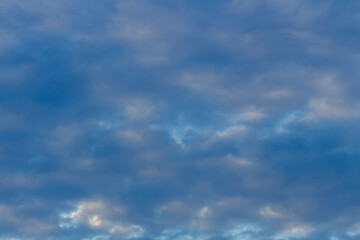 blue sky with clouds