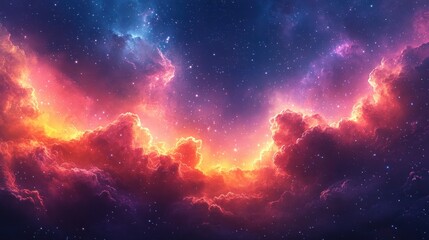 Obraz premium Cosmic Cloudscape