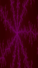 red snowflakes on red background design