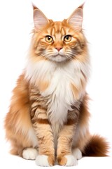 Obraz premium Cat maine-coon mammal animal pet.