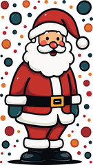 Jolly Santa Claus Illustration