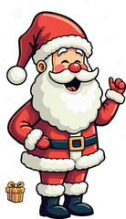 Jolly Santa Claus Illustration
