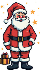 Jolly Santa Claus Illustration