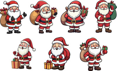 Santa Claus Character Set