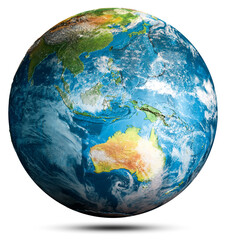 Earth globe map