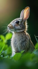 Obraz premium Rabbit wildlife animal rodent.