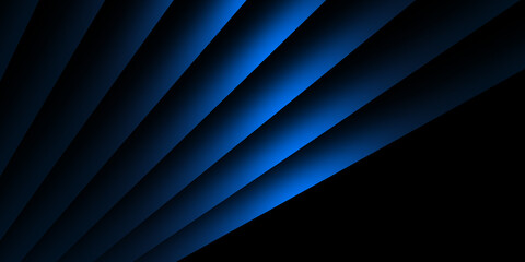 Modern blue gradient poster background. Abstract cover template with monotone perspective geometric shape and halftone