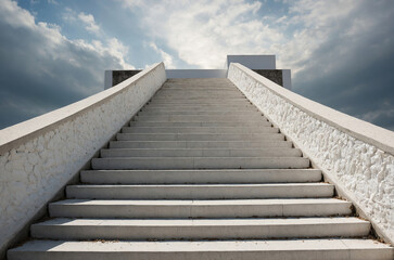 Fototapeta premium stairway to heaven success