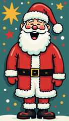 Santa Claus Holiday Cartoon