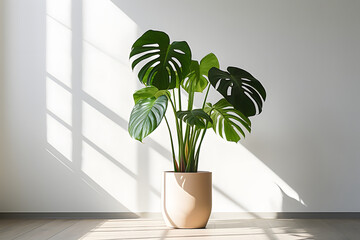 photo of a monsterra house plant