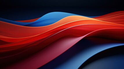 Vibrant Waves of Color Dancing in Abstract Harmony