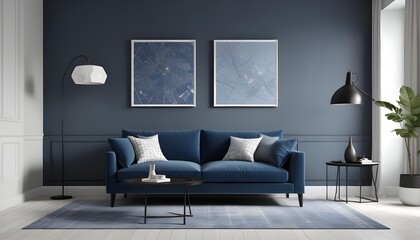 Photo modern style interior room 3d illustration