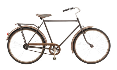 a vintage Bicycle isolated on transparent background