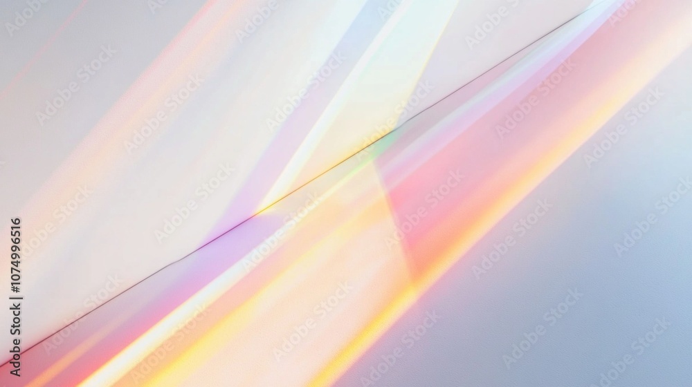 Poster a colorful, abstract background with a white line in the middle