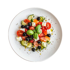 Fresh Garden Salad with Croutons 