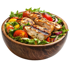 Fresh Garden Salad with Croutons 