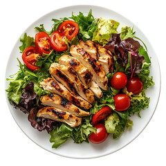 Fresh Garden Salad with Croutons 