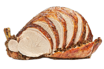 Roasted Turkey Breast Sliced Thanksgiving Dinner Food Photography