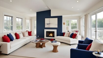 Photo modern style interior room 3d illustration