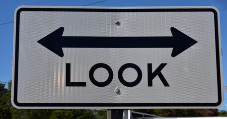 arrow sign on a road