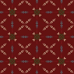 Illustrate a seamless pattern of reindeer playing in the snow, with snowballs and sleds, capturing the playful side of Christmas