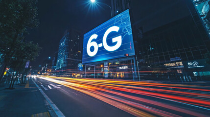 Illuminated 6G Billboard Promoting High-Speed Connectivity in a Smart City