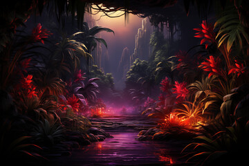 Twilight Jungle - Generative AI