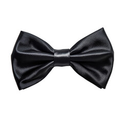 Classic Black Bow Tie for Timeless Style on a white background.