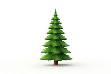 Obraz premium Pine tree christmas plant green.