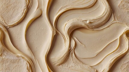 Tallow сream texture, tallow cosmetics