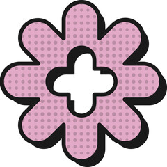 Retro Abstract Shape Geometric