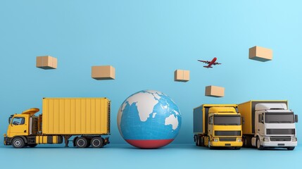 Global transportation and logistics deliver efficient solutions across borders