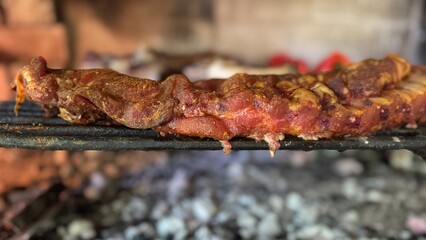 asado argentino, cerdo, chancho