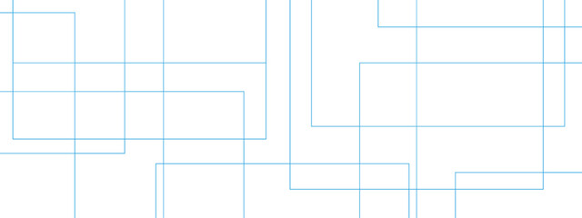 Abstract colorful geometric pattern with squares, random lines, and triangle shapes in the background design. Geometric seamless lines with blue transparent material and square shapes.