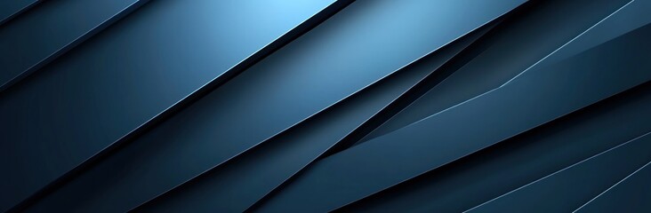 Abstract Blue Geometric Pattern