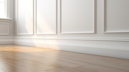 A photo of a dust-free and polished baseboards
