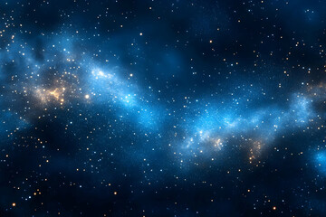 Obraz premium Abstract Background - Deep Space Galaxy Stars Nebula Illustration